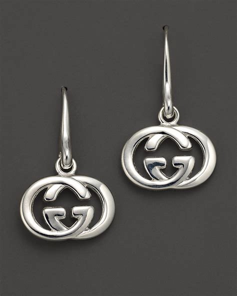 gucci silver earrings for women